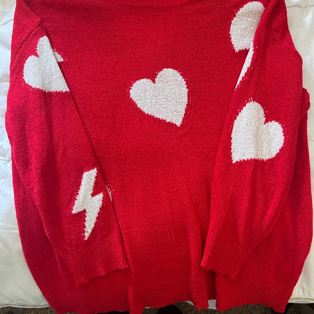 Red Heart Sweater